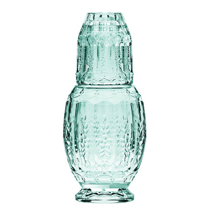 Jay Companies Vintage Light Green Water Carafe With Tumbler 33.08Oz.