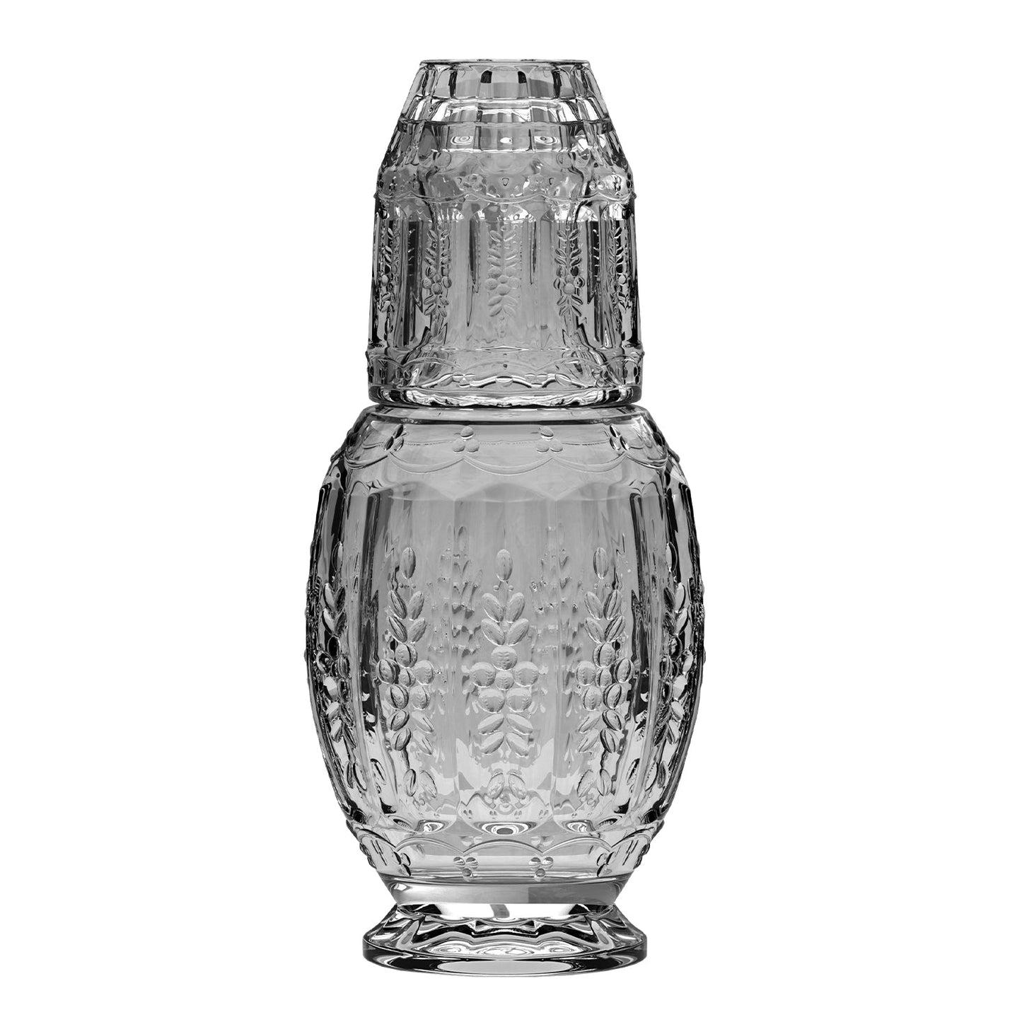 Jay Companies Vintage Gray Water Carafe With Tumbler 33.08Oz.