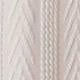 Boho Retro 90's Vintage Ditsy Floral V Neck Cable Knit Print  Bubble Puff Long Sleeve Tunic Drawstring Top Sweater