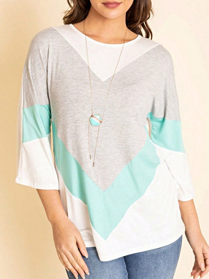 Summer Cool Rayon Boho Retro Vintage Short Sleeve Tiered Tulip Hem Black Grey White Tunic Top Shirt Only