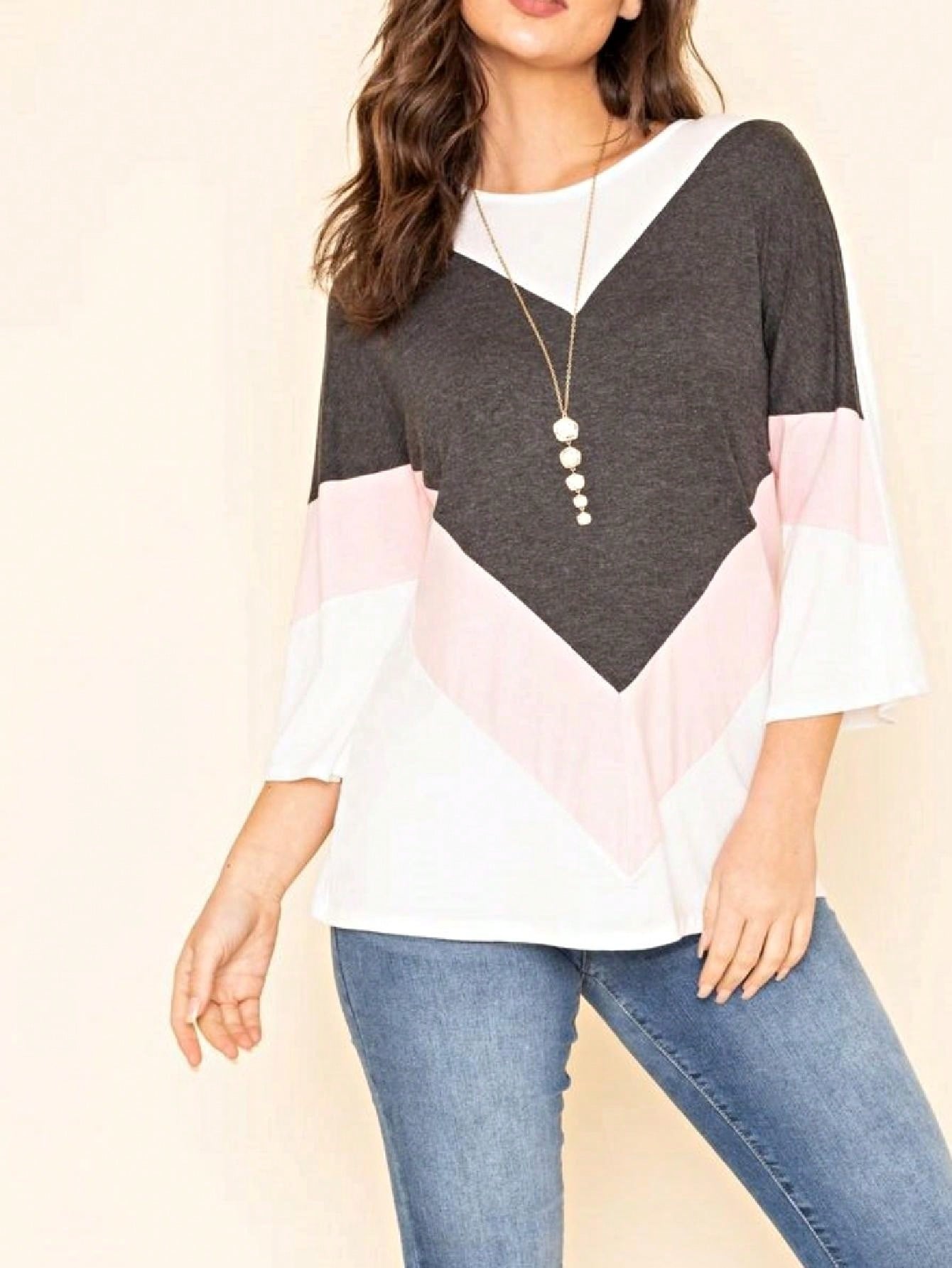 Summer Cool Rayon Boho Retro Vintage Short Sleeve Tiered Tulip Hem Black Grey White Tunic Top Shirt Only
