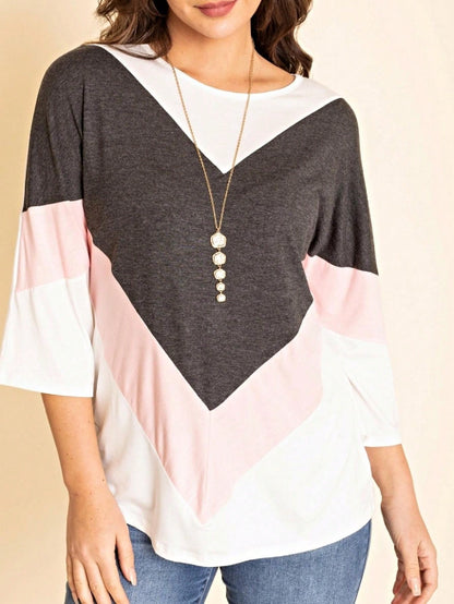 Summer Cool Rayon Boho Retro Vintage Short Sleeve Tiered Tulip Hem Black Grey White Tunic Top Shirt Only