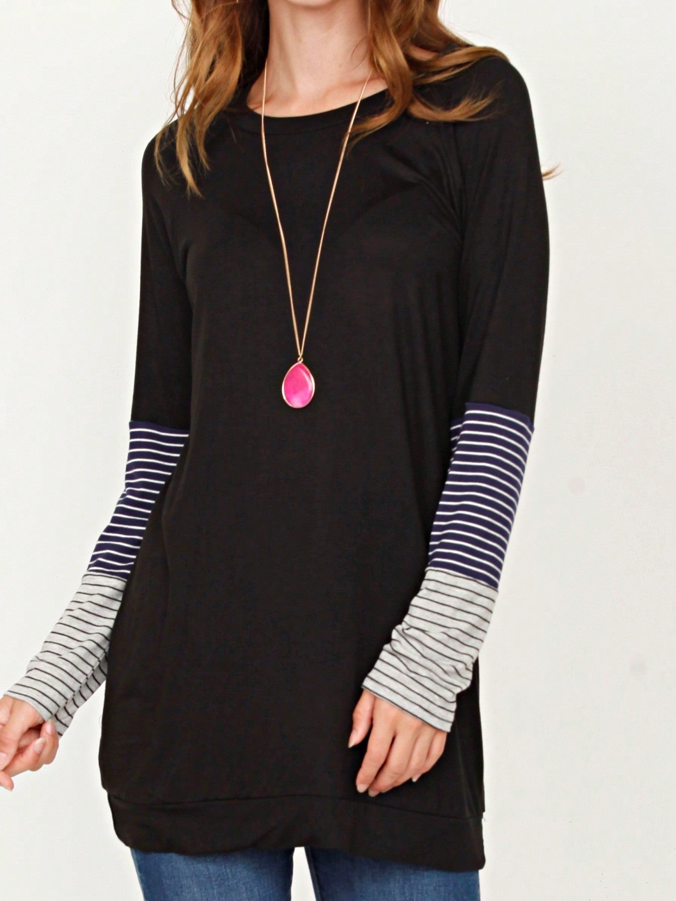 Summer Cool Rayon Boho Retro Vintage Short Sleeve Tiered Tulip Hem Black Grey White Tunic Top Shirt Only