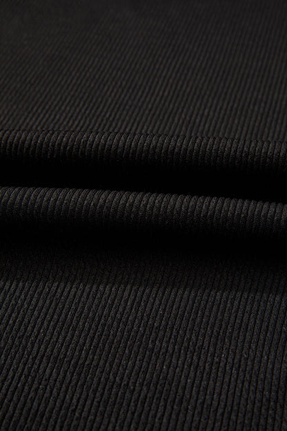 Threaded Pear Ainsley Block Trim Ribbed PLUS Dress