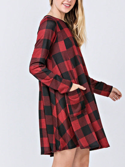 Boho Retro Half Balloon Puff Sleeve   Tunic Dress