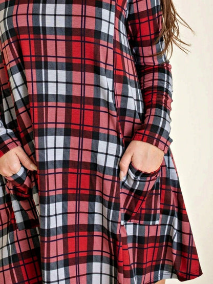 Boho Retro Half Balloon Puff Sleeve   Tunic Dress