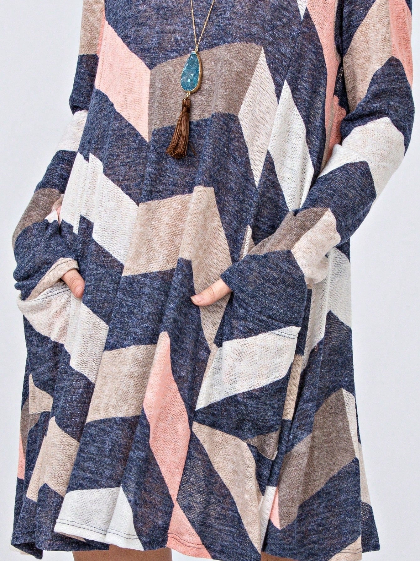 Boho Retro Half Balloon Puff Sleeve   Tunic Dress