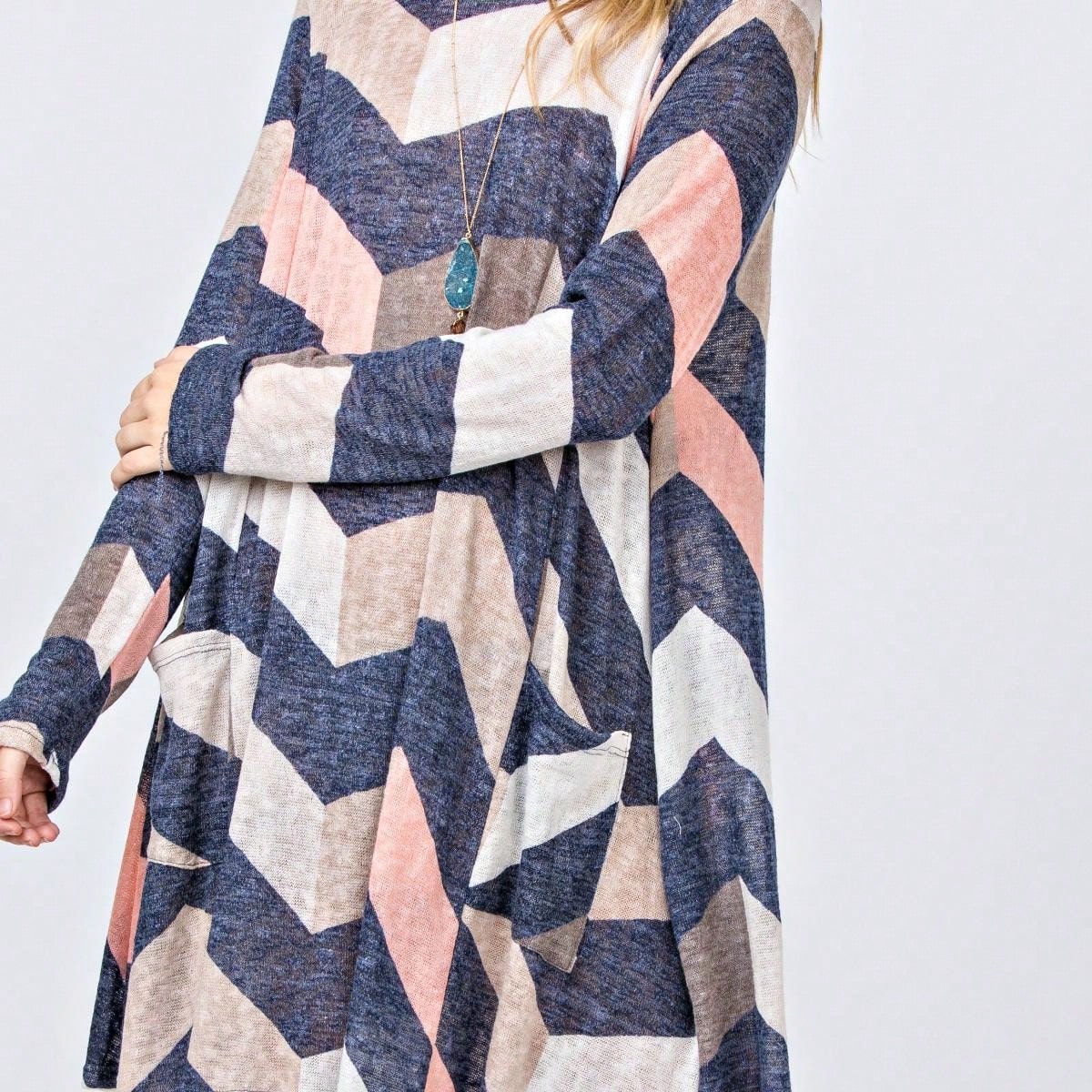 Boho Retro Half Balloon Puff Sleeve   Tunic Dress