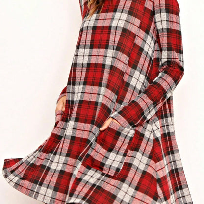 Boho Retro Half Balloon Puff Sleeve   Tunic Dress