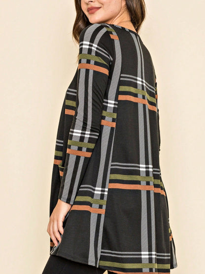 Boho Retro Half Balloon Puff Sleeve   Tunic Dress