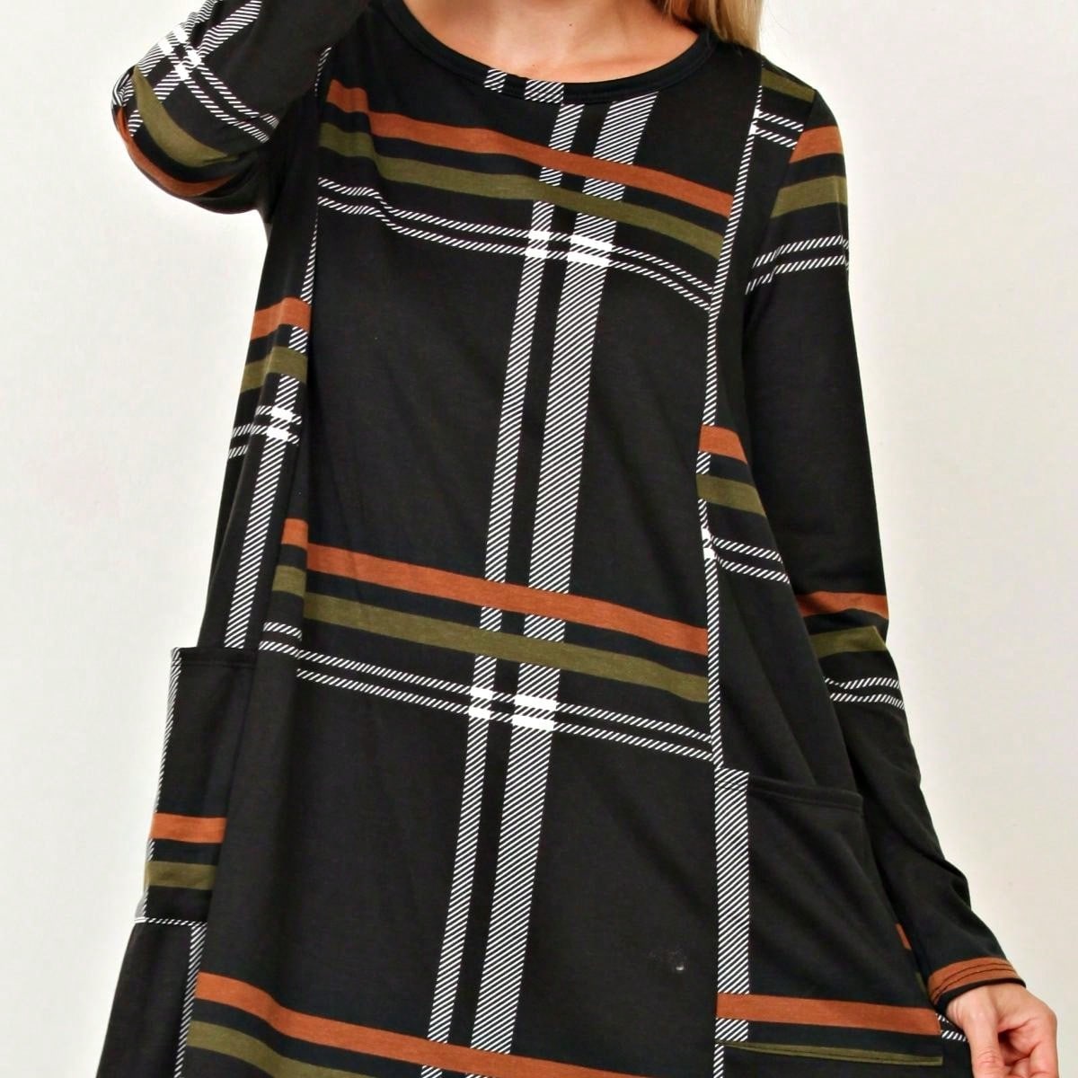 Boho Retro Half Balloon Puff Sleeve   Tunic Dress