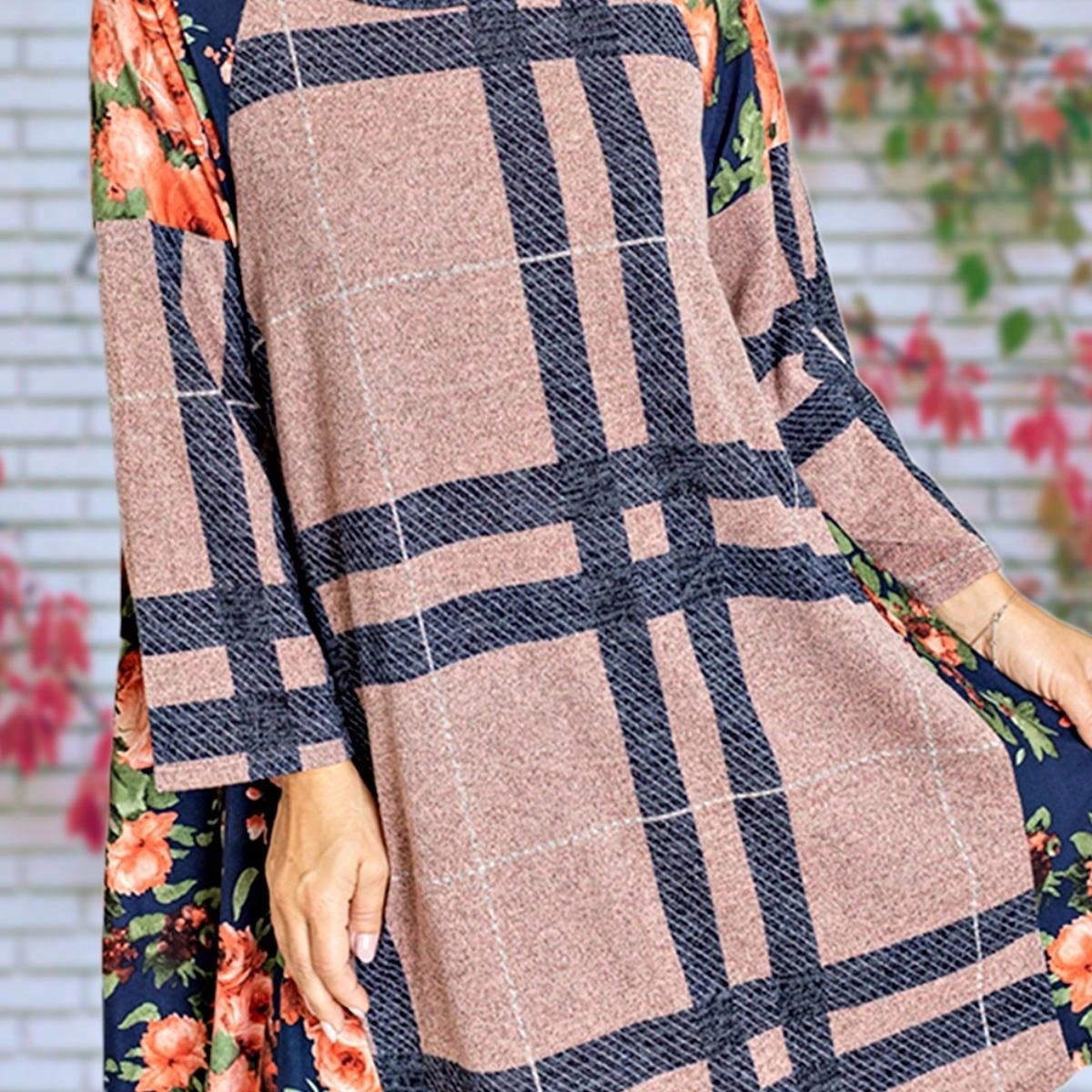 Boho Retro Classic Cap Sleeve Raglan Contrast  Stripe Green Red Navy Pink Grey Tunic Dress