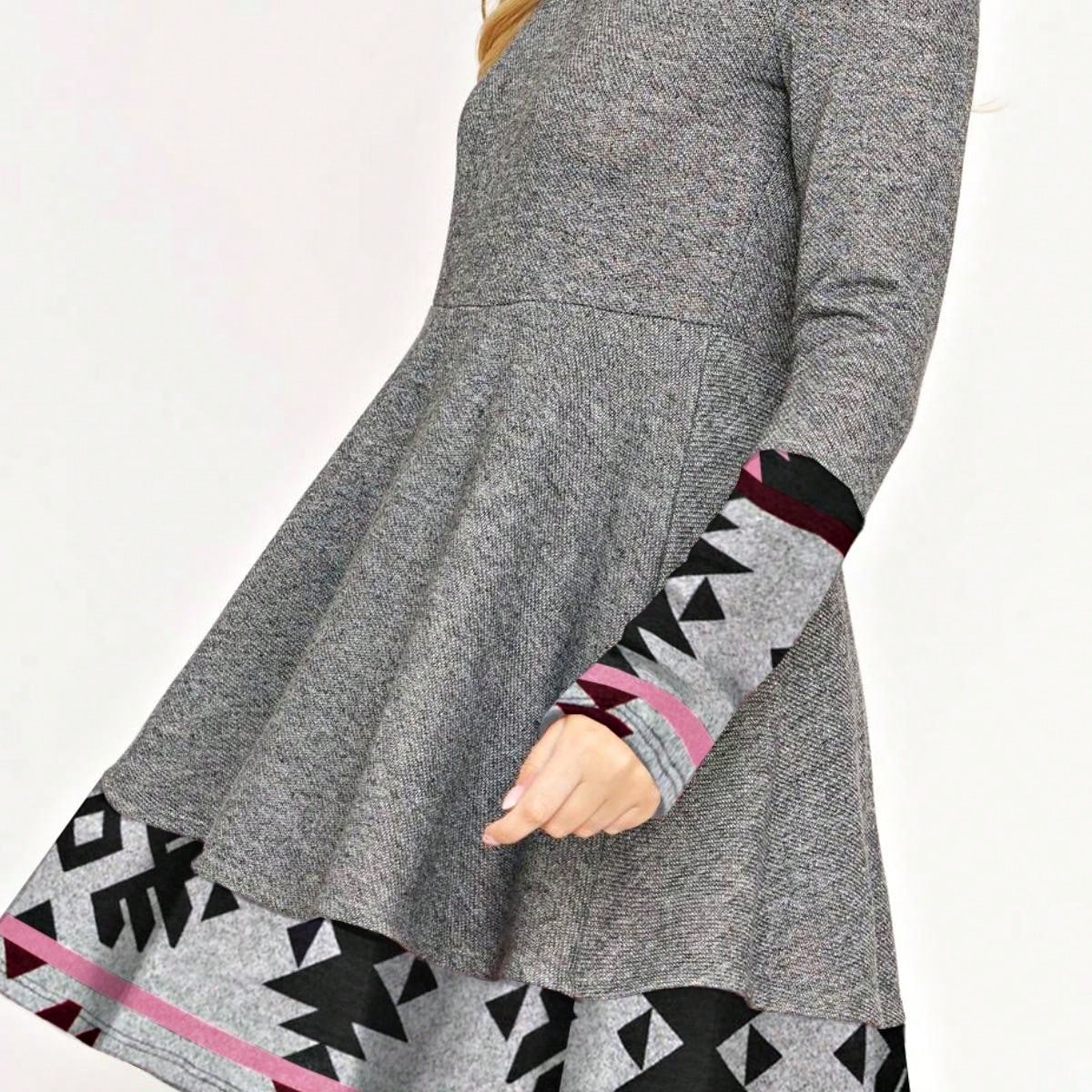 Boho Retro 90's Vintage Preppy Aline Baby Doll Checkered Cotton Top Blouse Cozy Plaid Fall Winter Tunic