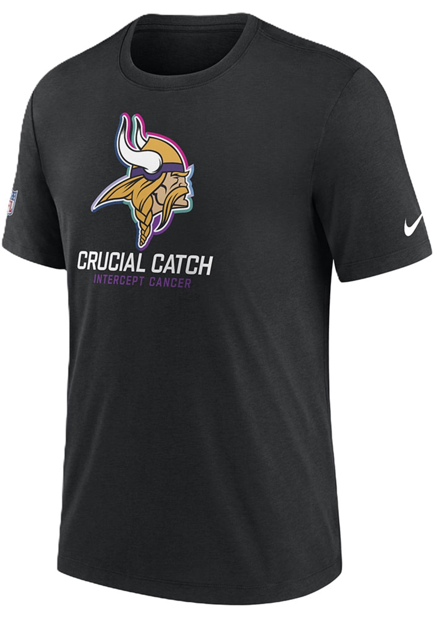 Nike Men's NFL Minnesota Vikings 2024 Crucial Catch T-Shirt T-Shirts