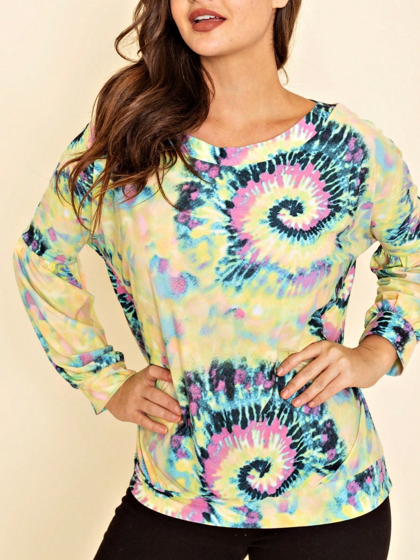 Pink Navy Charcoal Sage Polka Dot Half Dolman Sleeve Tunic High And Low  Batwing Top For Leggings And Shorts  S To 3XL Plus