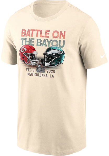 Nike Men's New Orleans Feb 25 Super Bowl Battle On The Bayou Tee