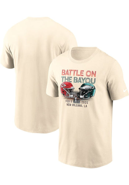 Nike Men's New Orleans Feb 25 Super Bowl Battle On The Bayou Tee