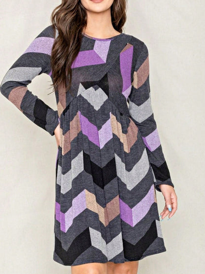 Oatmeal Mint Pink Color Block Folded Cuff Tunic For Leggings Shorts And Jeans  | 7 Colors | S-3X