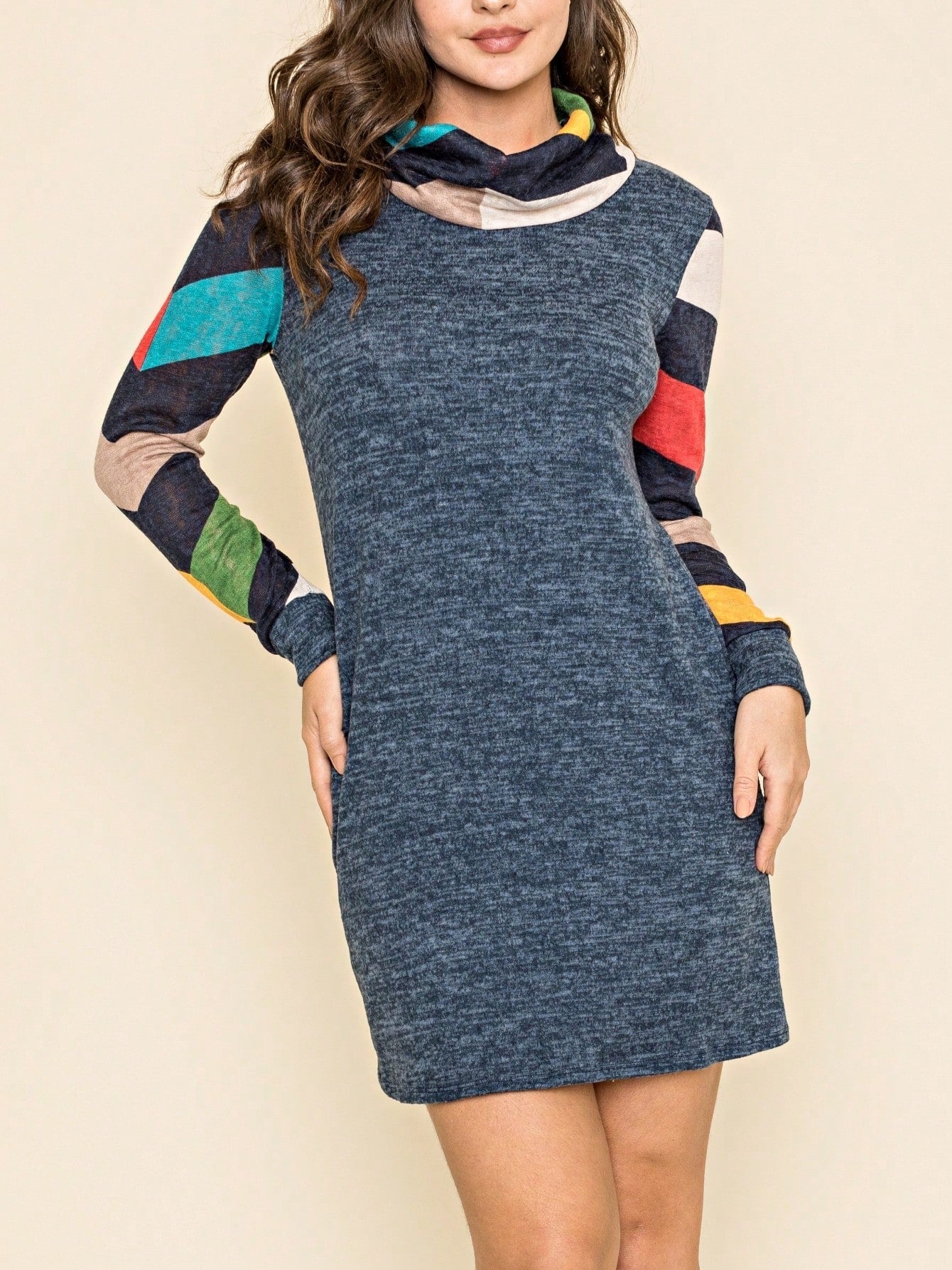 Summer Boho Retro Ditsy Floral  Notch Neck Bubble Sleeve Y2K Tiered Color Block Dress|  Small -3 XL