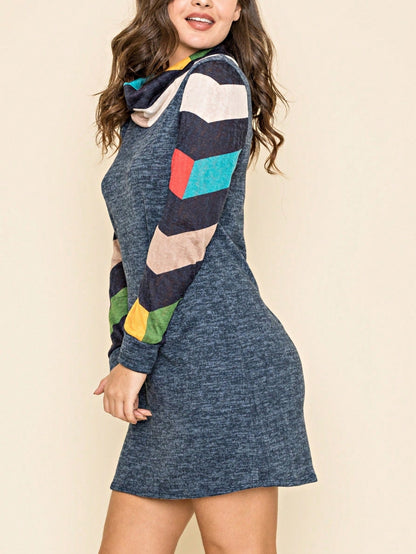 Summer Boho Retro Ditsy Floral  Notch Neck Bubble Sleeve Y2K Tiered Color Block Dress|  Small -3 XL