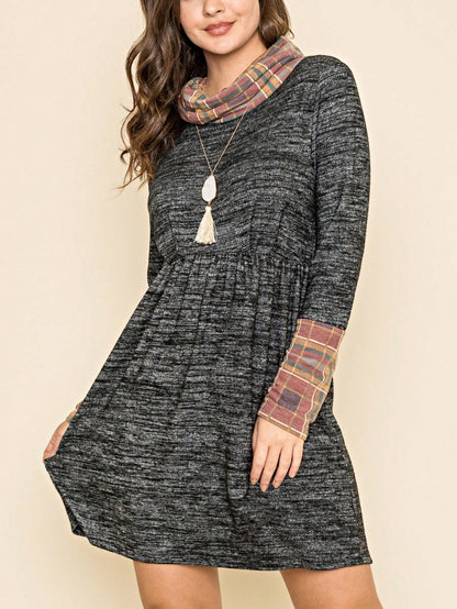 Summer Boho Retro Ditsy Floral  Notch Neck Bubble Sleeve Y2K Tiered Color Block Dress|  Small -3 XL