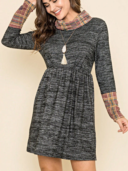 Summer Boho Retro Ditsy Floral  Notch Neck Bubble Sleeve Y2K Tiered Color Block Dress|  Small -3 XL