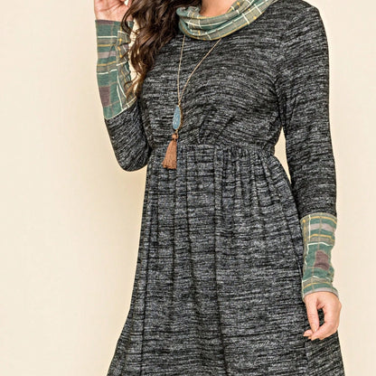 Summer Boho Retro Ditsy Floral  Notch Neck Bubble Sleeve Y2K Tiered Color Block Dress|  Small -3 XL