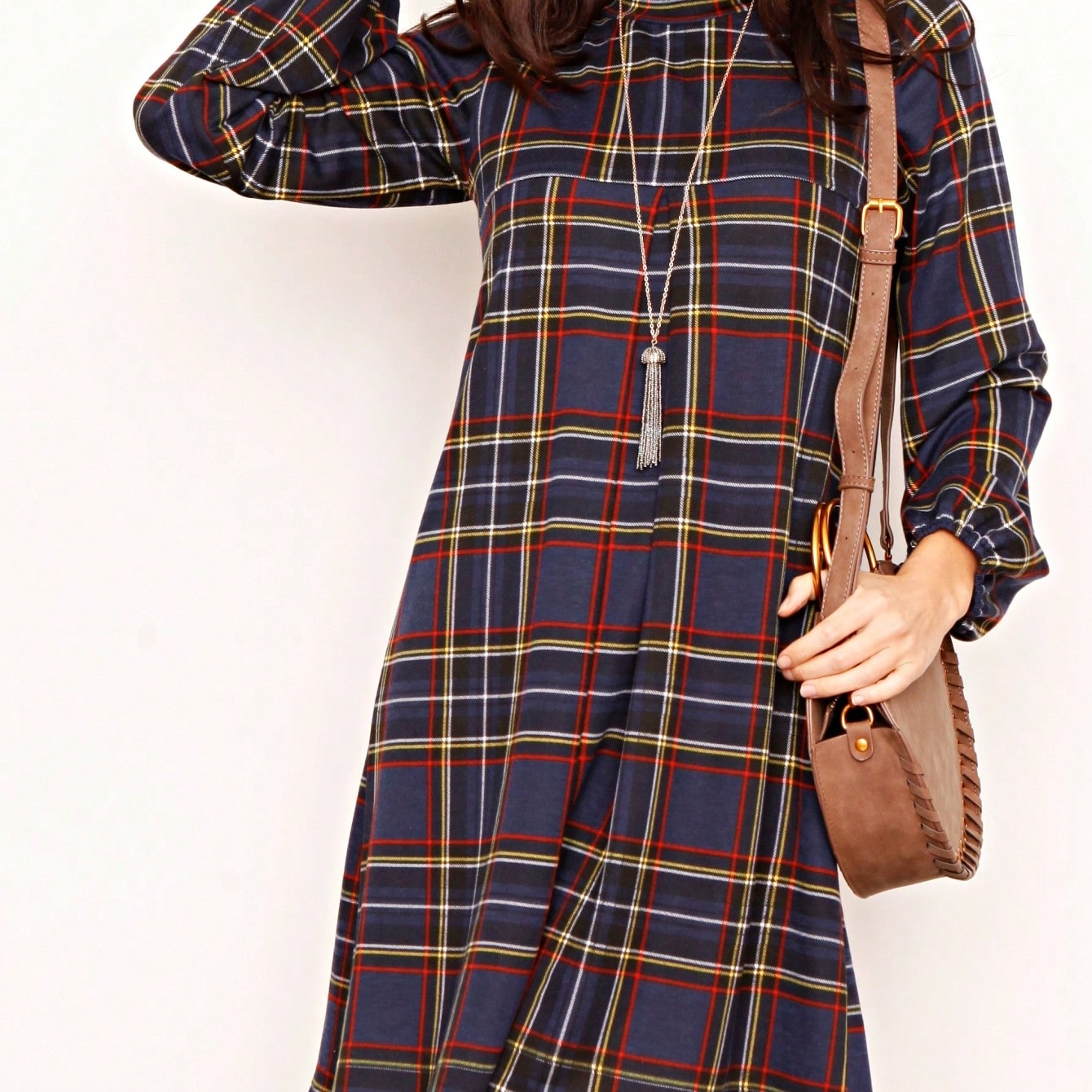 Orange & Navy Mint Multi Stripe Cross Front Knit Mini Dress | S-3X