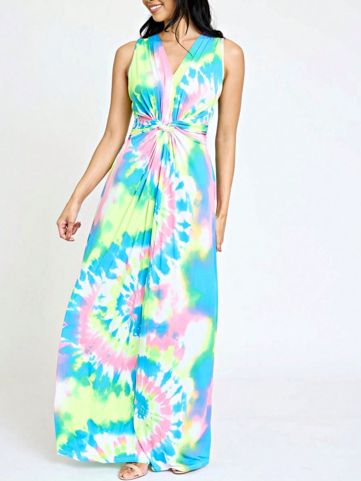 Elegant Floral Maxi Dress With  Surplice  Versatile Summer Dress For Women