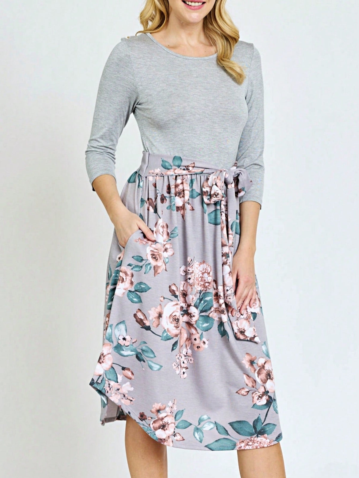 Boho Retro Classic Short Sleeve Contrast  Stripe Green Red Blue Black Midi Dress With Sash  | S-3X