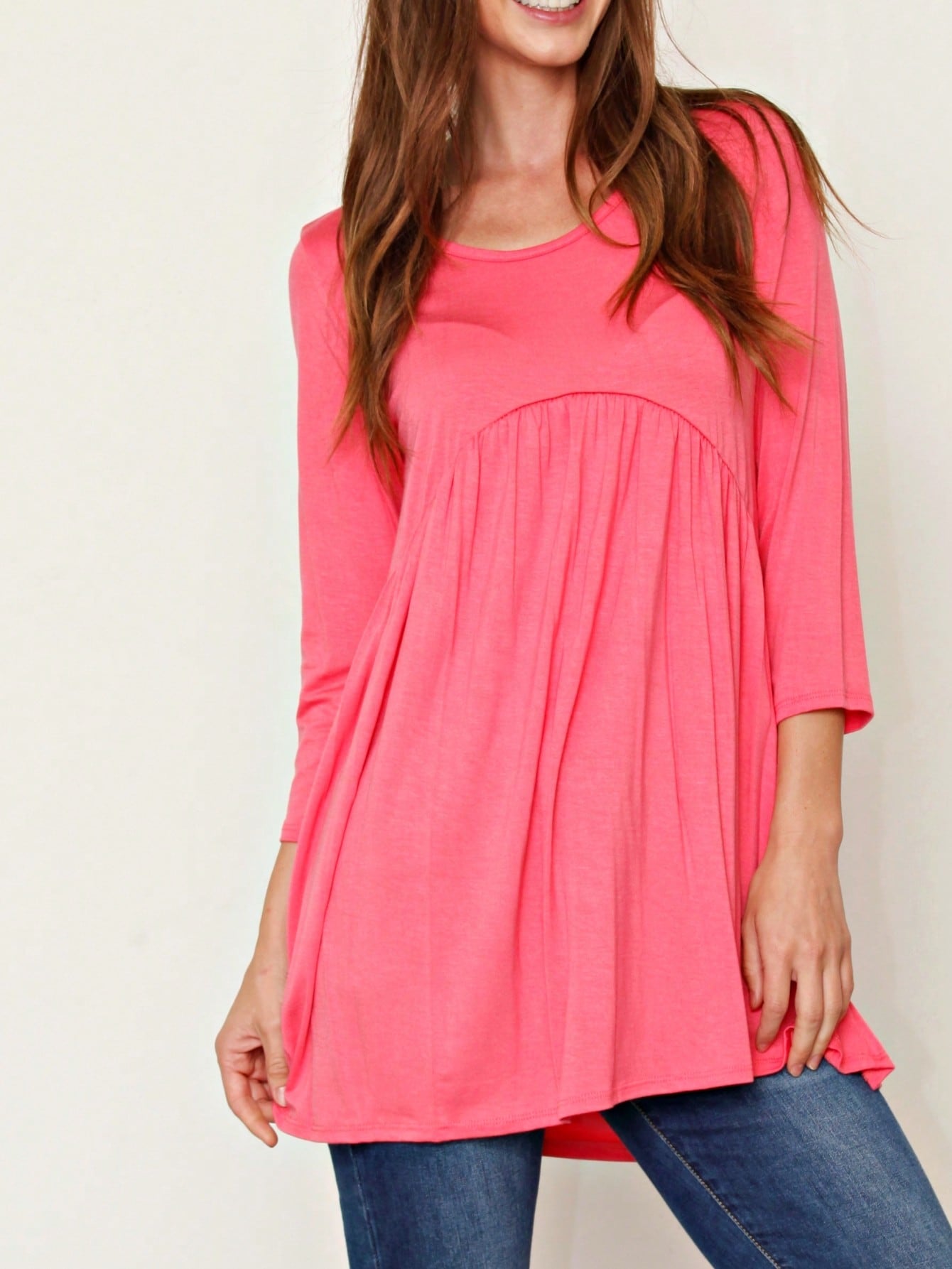 Summer/Spring Solid Mint Navy Yellow Cute Baby Doll Top Blouse Cool Smooth Rayon Tunic Tunic  Off Shoulder Double Ruffle Flutter Sleeve