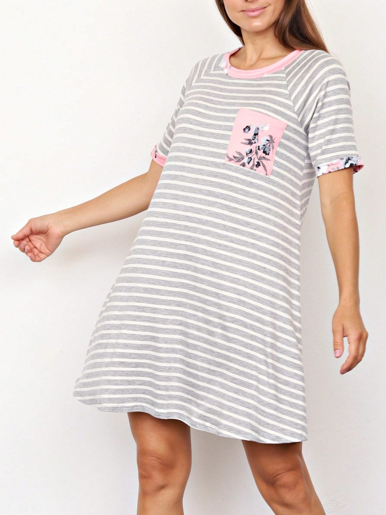 Boho Retro Mint Yellow Green Raglan Ruffle Sleeve Rayon Aline Cool Summer Tunic Dress With Pocket