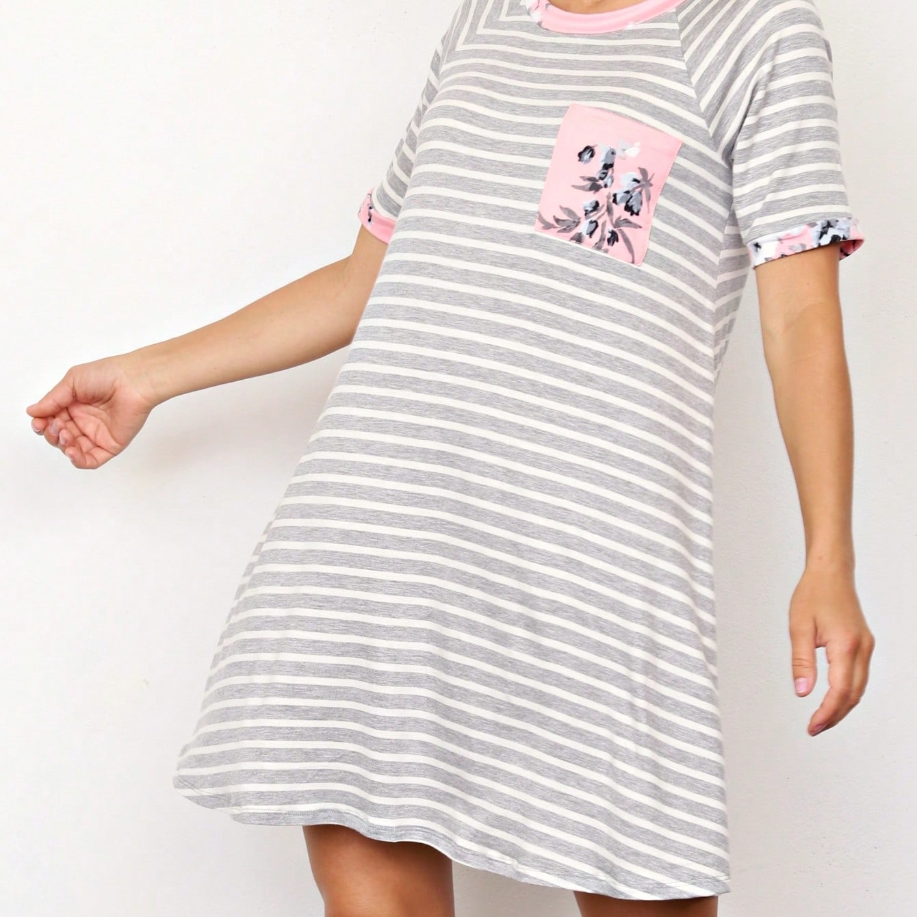Boho Retro Mint Yellow Green Raglan Ruffle Sleeve Rayon Aline Cool Summer Tunic Dress With Pocket