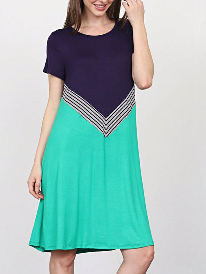 Boho Retro Mint Yellow Green Raglan Ruffle Sleeve Rayon Aline Cool Summer Tunic Dress With Pocket