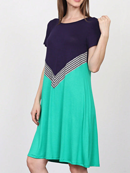 Boho Retro Mint Yellow Green Raglan Ruffle Sleeve Rayon Aline Cool Summer Tunic Dress With Pocket