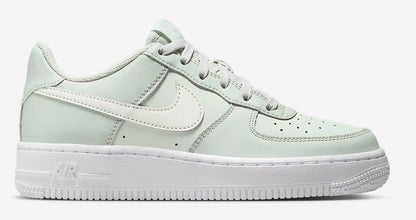 Nike Grade School Gs Air Force 1 'Light Silver Spruce Aura' Sneakers