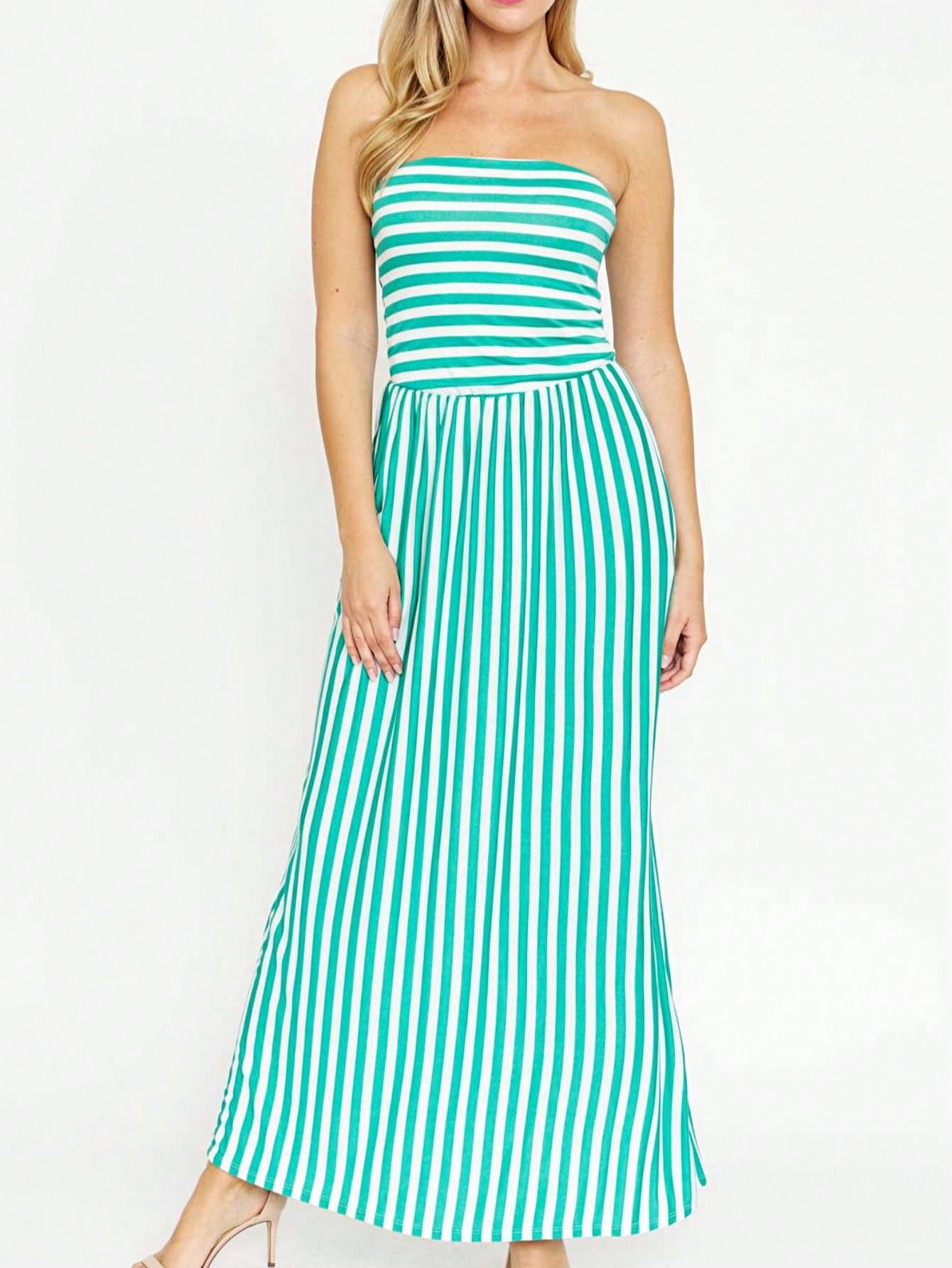 Tiered Tropical Sleeveless Leaves Floral  Maxi Long Woven Dress
