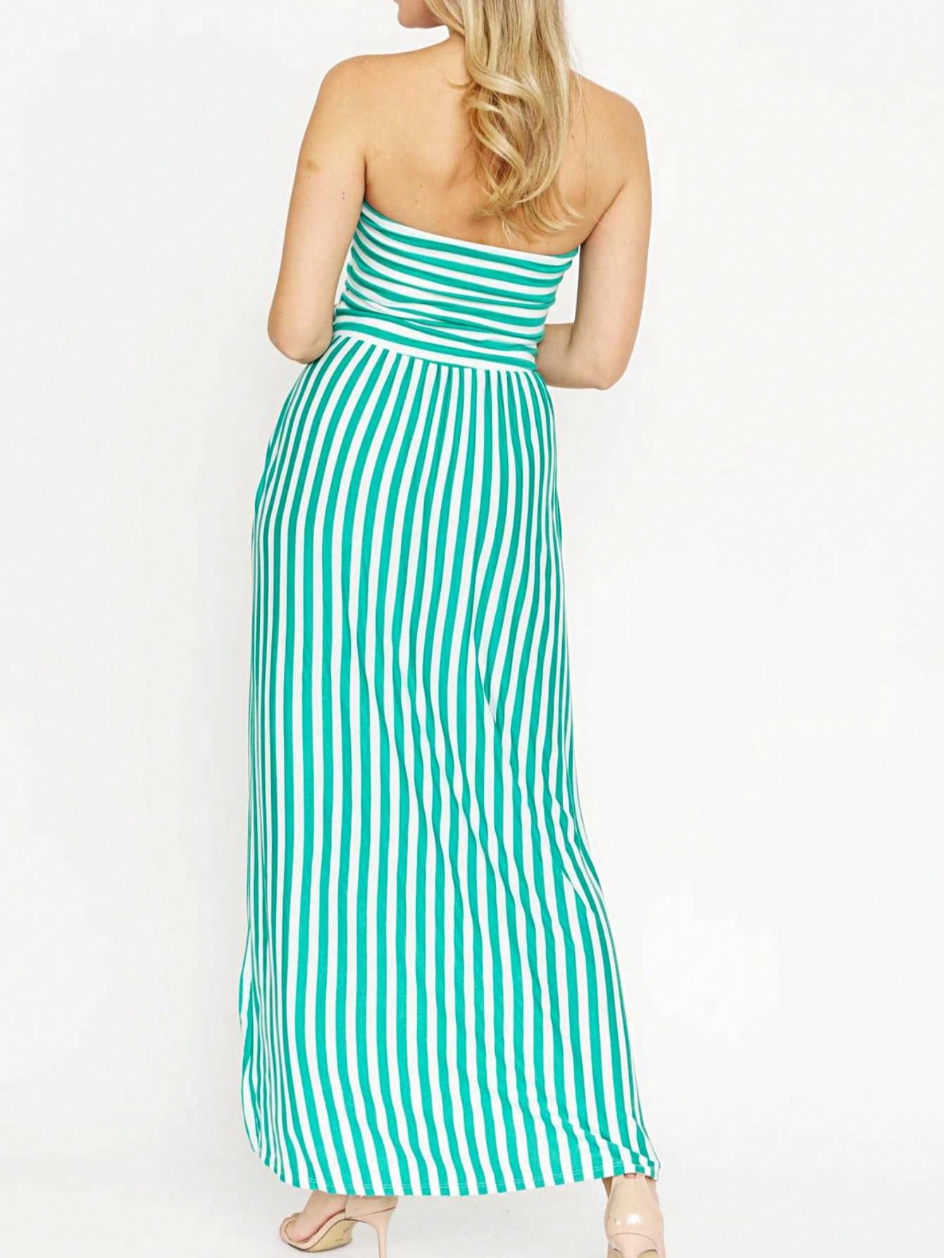 Tiered Tropical Sleeveless Leaves Floral  Maxi Long Woven Dress
