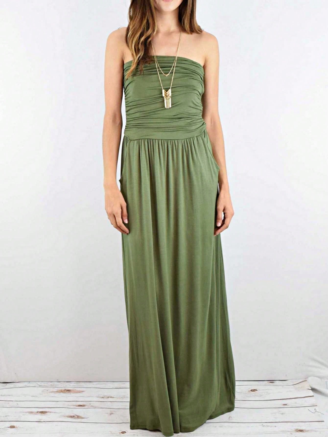 Tiered Tropical Sleeveless Leaves Floral  Maxi Long Woven Dress