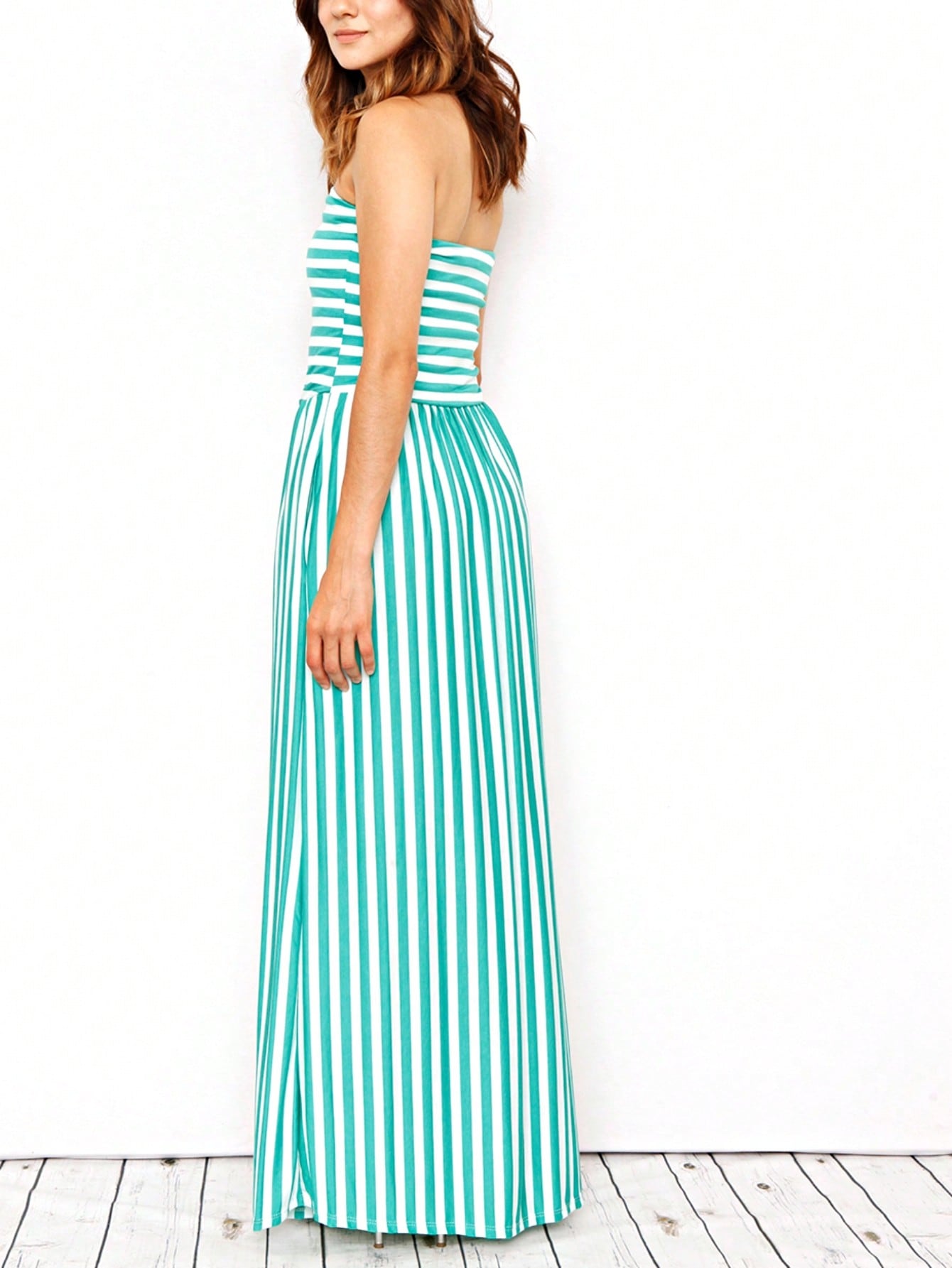 Tiered Tropical Sleeveless Leaves Floral  Maxi Long Woven Dress