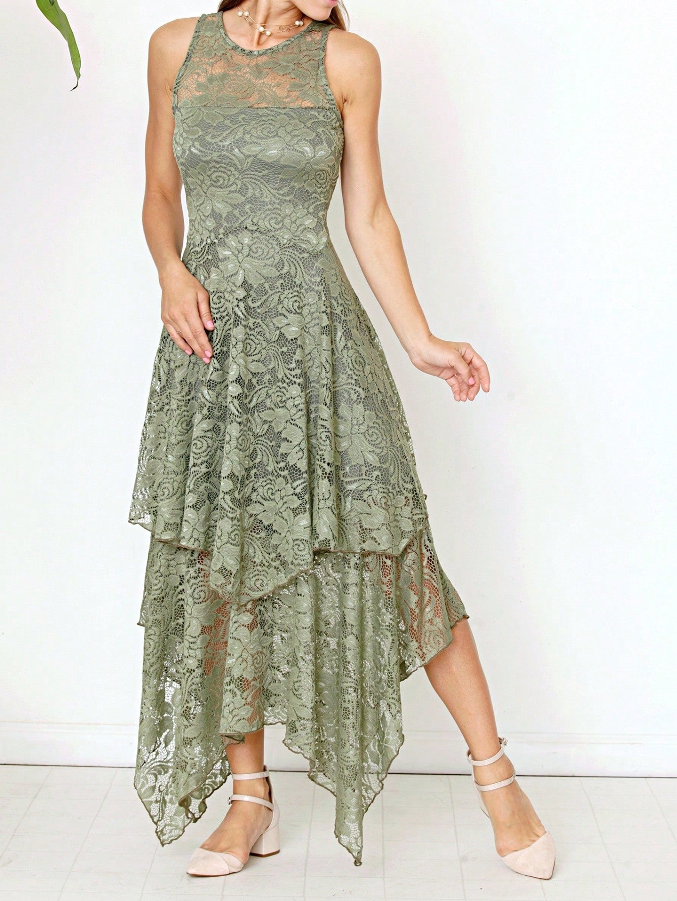 Elegant Floral Maxi Dress With  Surplice  Versatile Summer Dress For Women