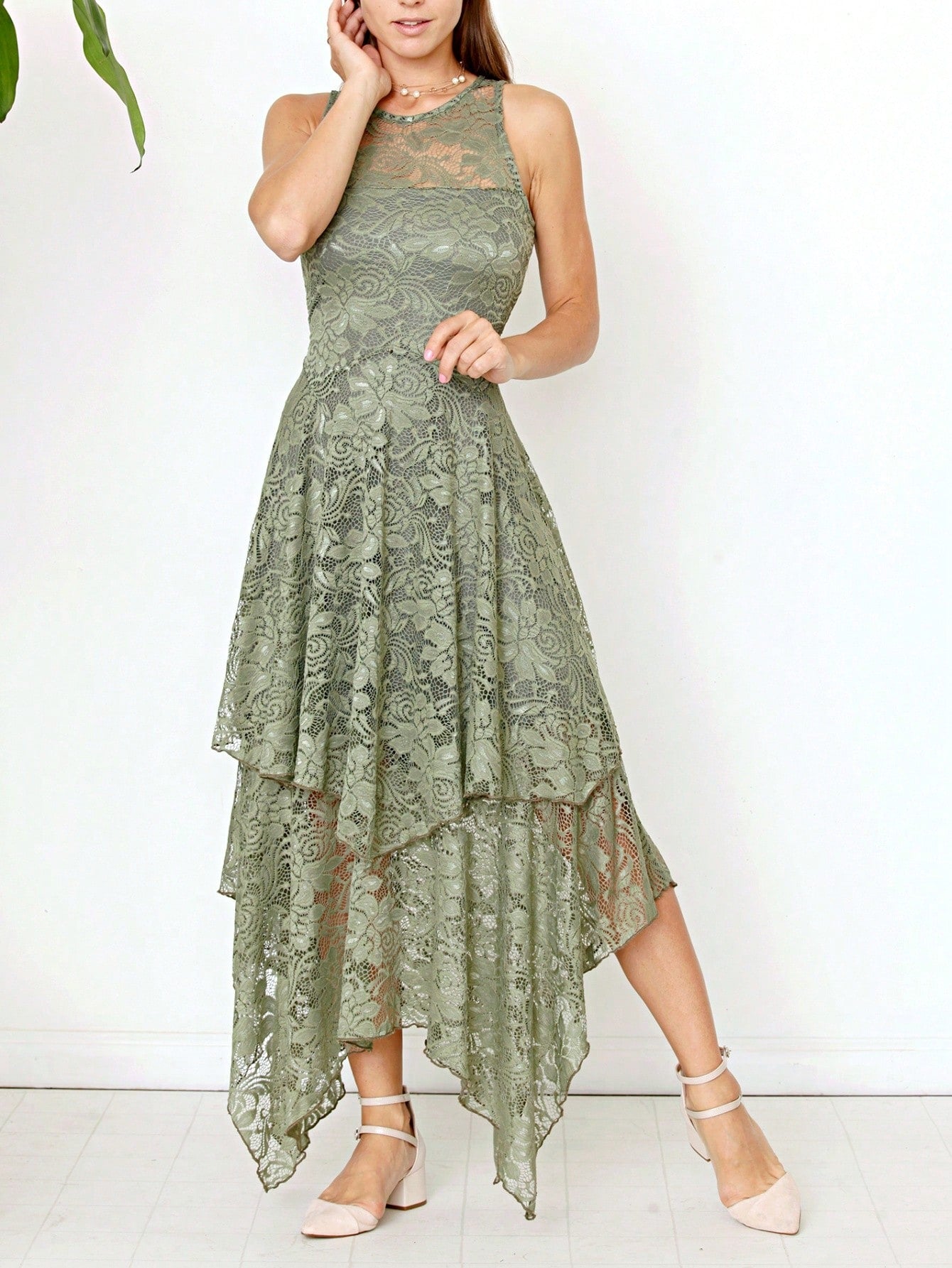 Elegant Floral Maxi Dress With  Surplice  Versatile Summer Dress For Women