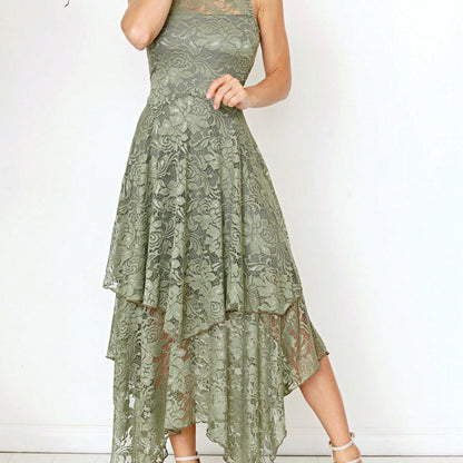 Elegant Floral Maxi Dress With  Surplice  Versatile Summer Dress For Women