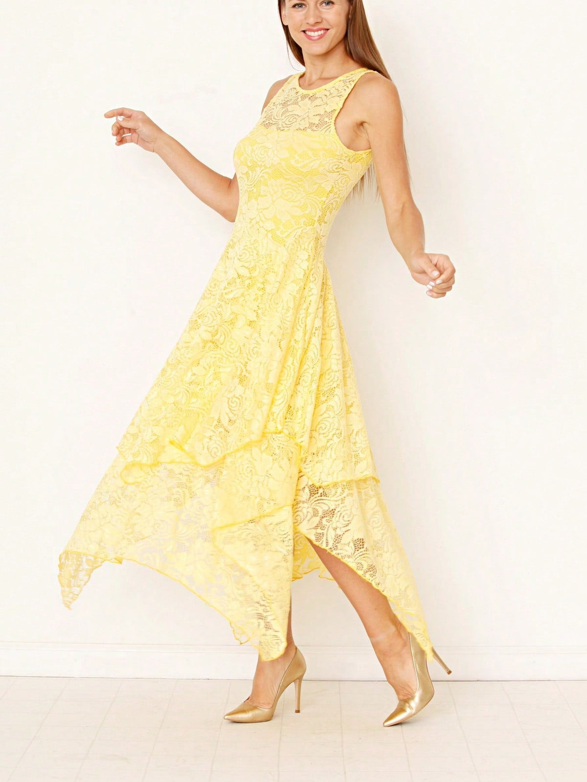 Elegant Floral Maxi Dress With  Surplice  Versatile Summer Dress For Women