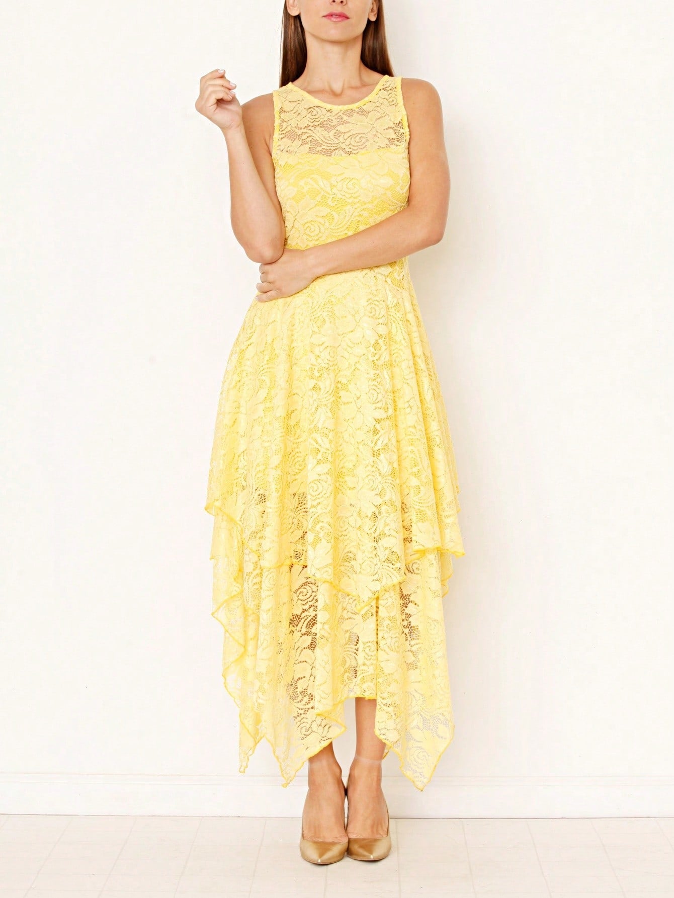 Elegant Floral Maxi Dress With  Surplice  Versatile Summer Dress For Women