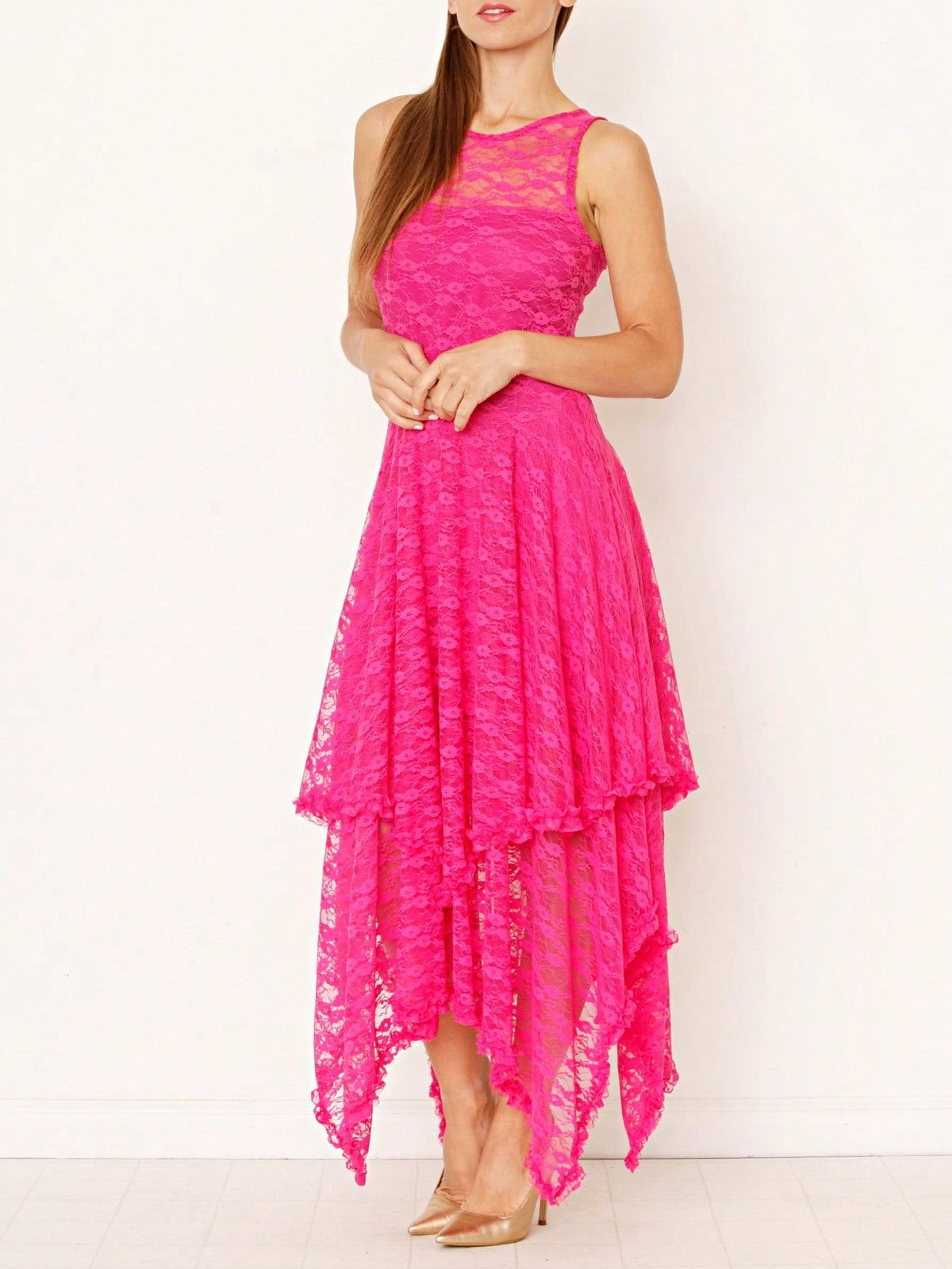 Elegant Floral Maxi Dress With  Surplice  Versatile Summer Dress For Women