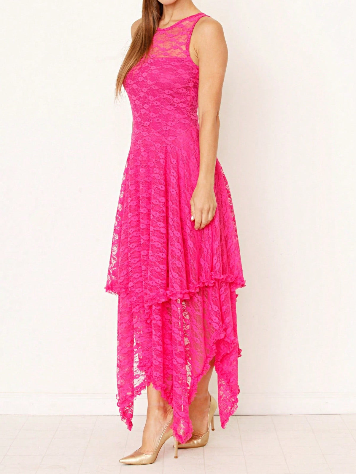 Elegant Floral Maxi Dress With  Surplice  Versatile Summer Dress For Women