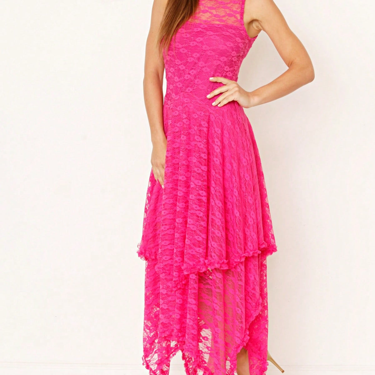 Elegant Floral Maxi Dress With  Surplice  Versatile Summer Dress For Women