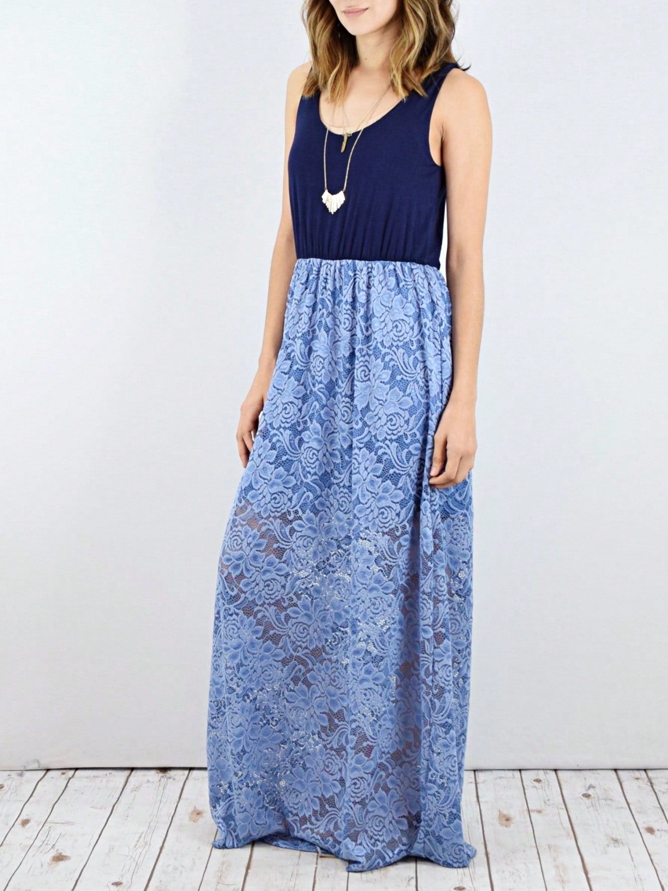 Elegant Floral Maxi Dress With  Surplice  Versatile Summer Dress For Women