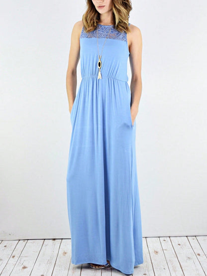 Elegant Floral Maxi Dress With  Surplice  Versatile Summer Dress For Women